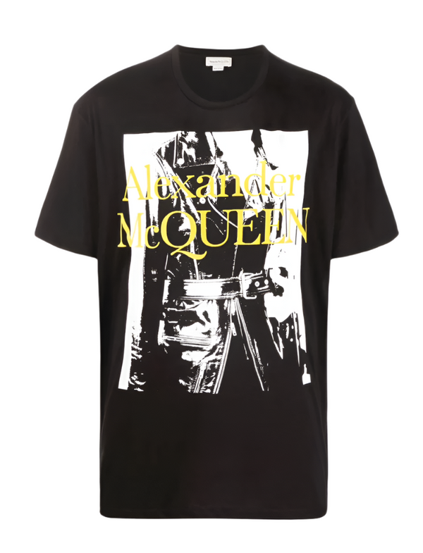 Alexander McQueen logo-print cotton T-shirt