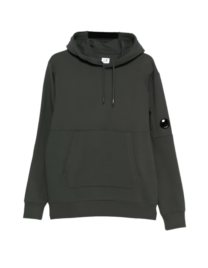 Grey hoodie on a white background