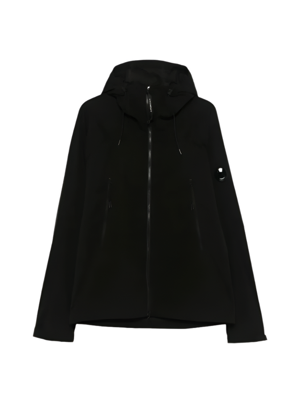 Black cape on a white background