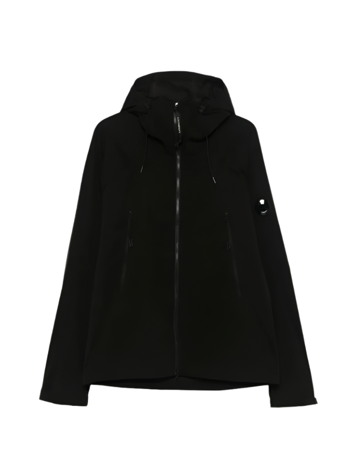 Black cape on a white background