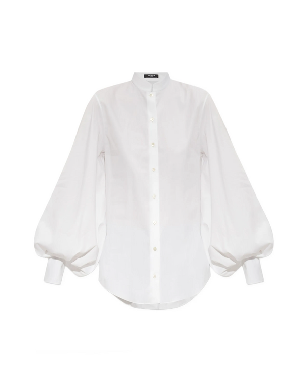 White blouse on a white background