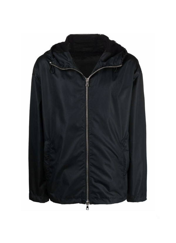 Balmain logo-print hooded jacket
