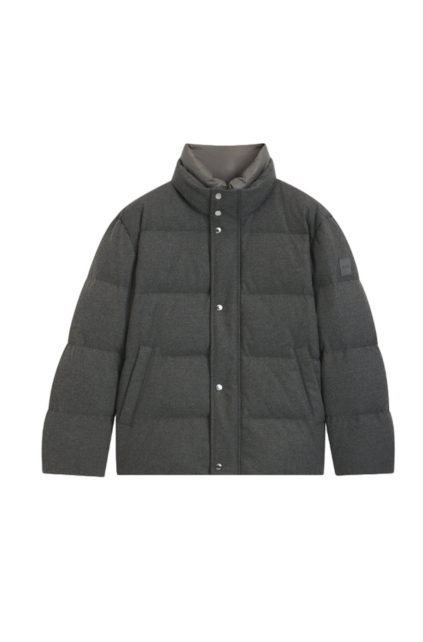 BOSS P-Drader flannel jacket with down filling