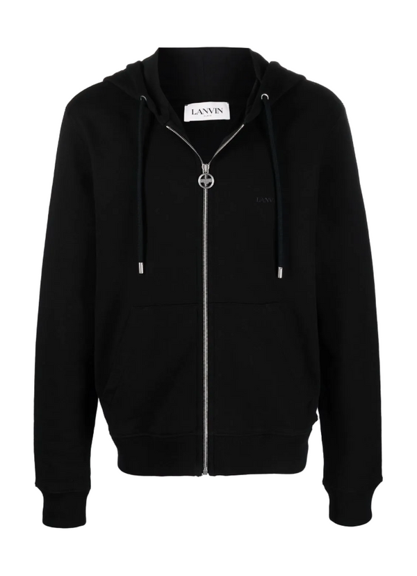 Lanvin embroidered logo hoodie