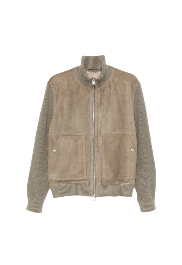 BOSS H-Maparo zip-up bomber jacket