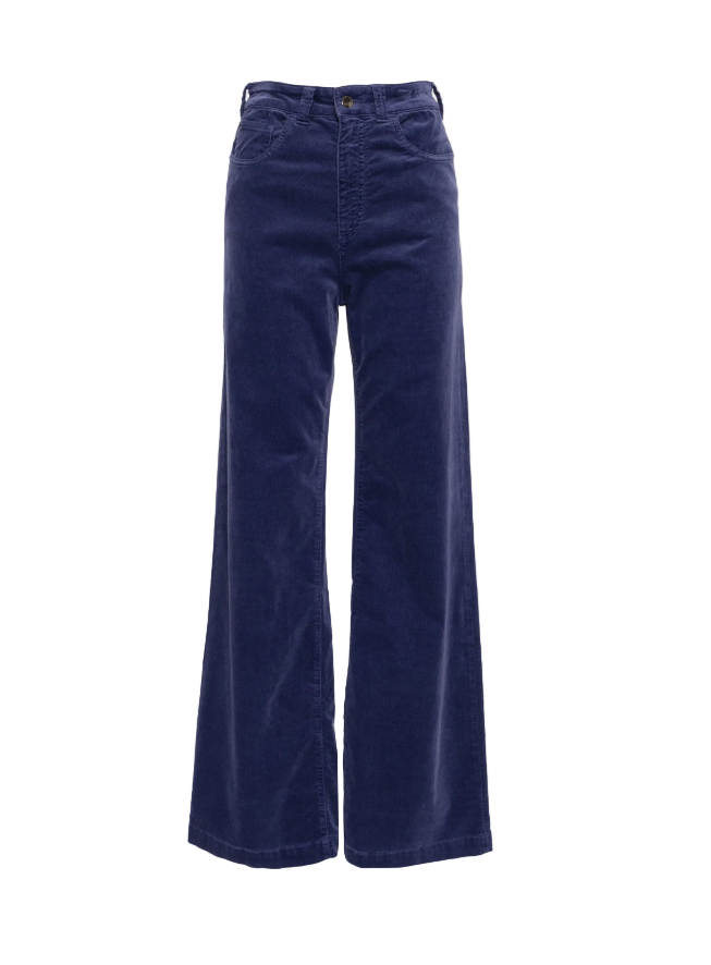 Emporio Armani high-rise corduroy palazzo pants