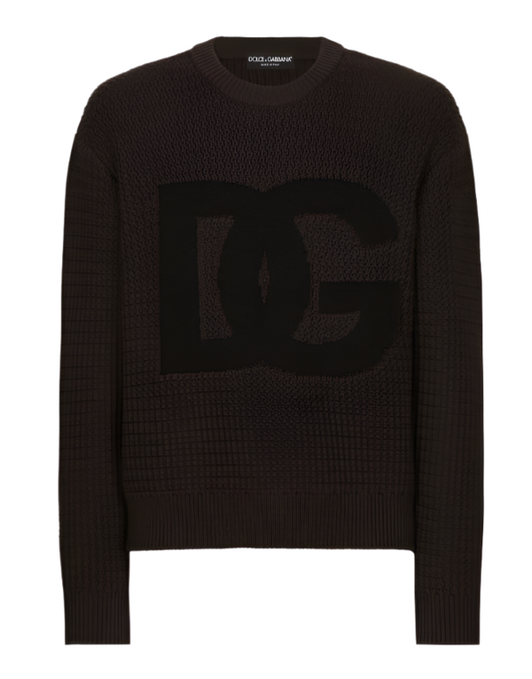 Dolce & Gabbana Logo patch jumper