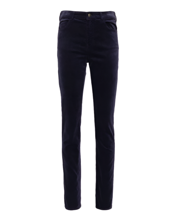 Emporio Armani high-rise corduroy slim trouser