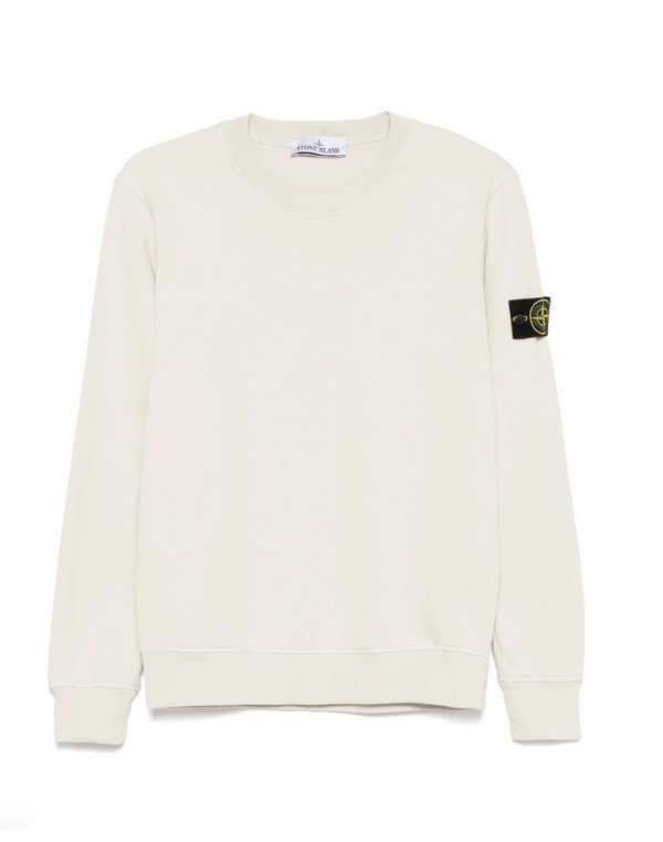 Stone Island Compass-badge sweatshirt in beige