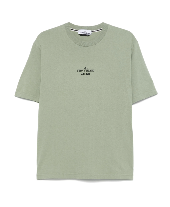 Stone Island logo cotton T-shirt