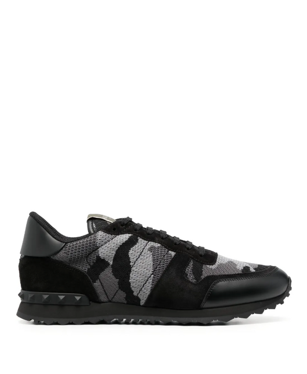 Valentino Garavani Soul Rockstud sneakers in black/grey