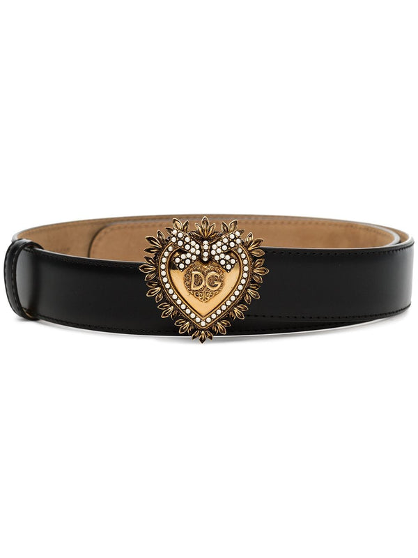 Dolce & Gabbana Devotion heart-buckle belt