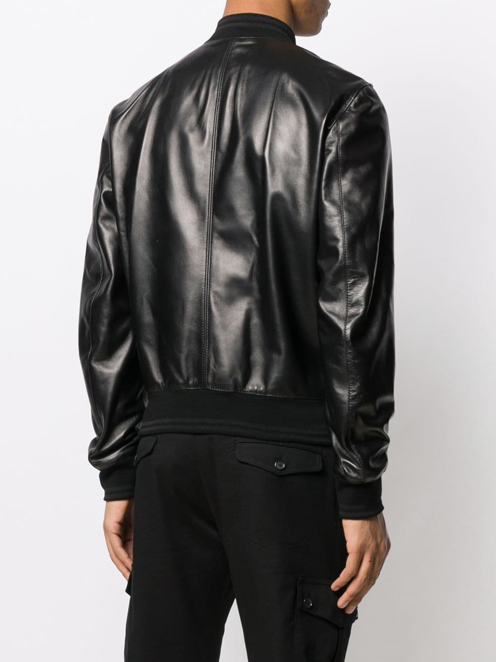Dolce & Gabbana Bomber-style leather jacket – Profile Fashion