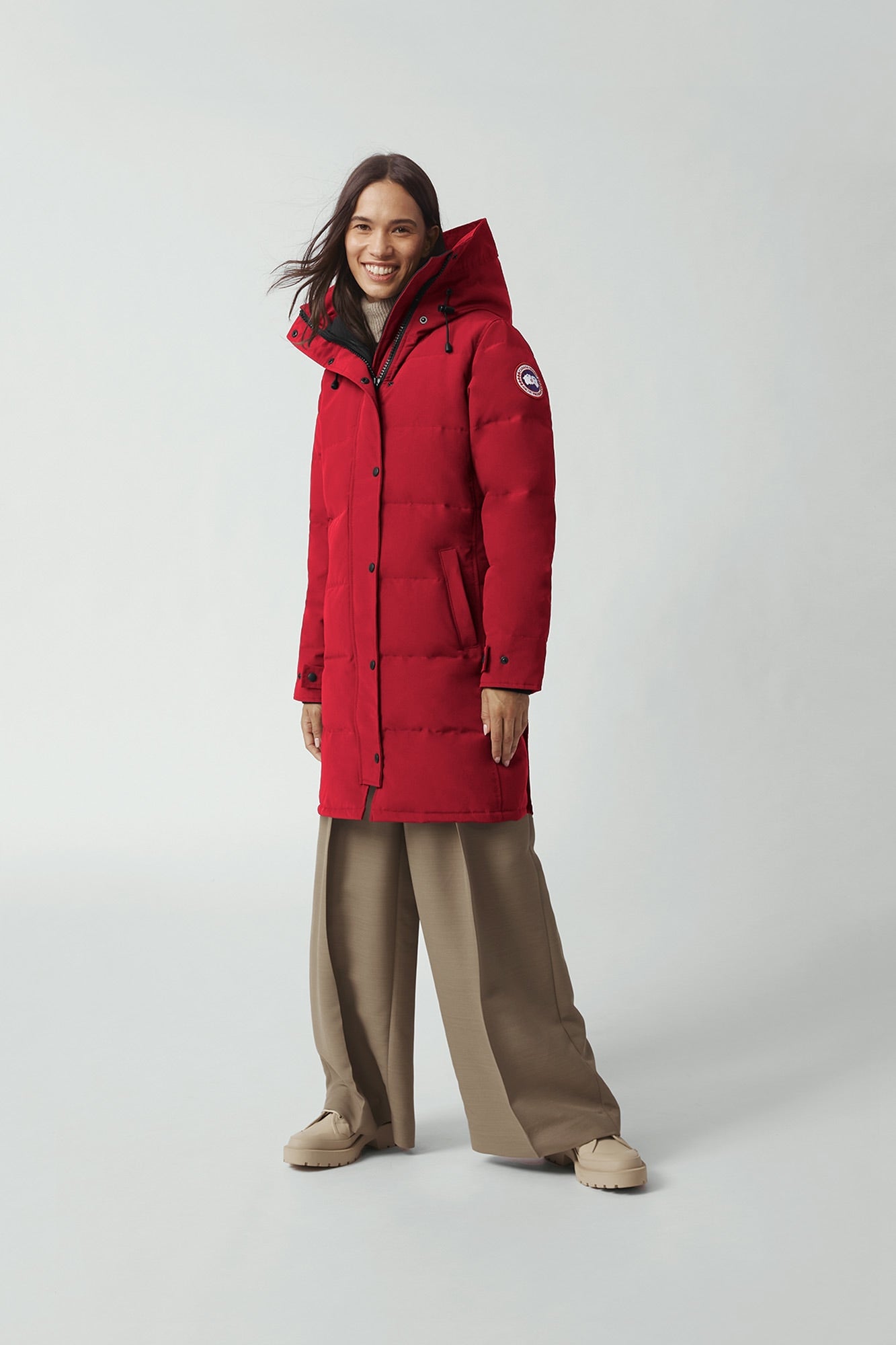 Canada goose shelburne fashion red