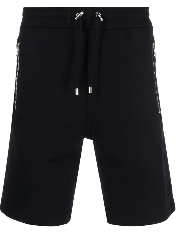 Balmain embossed-logo bermuda shorts