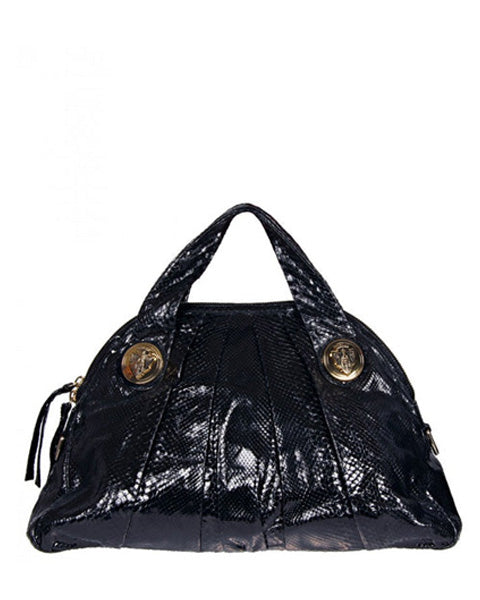 Gucci Black python leather 'Hysteria' handbag