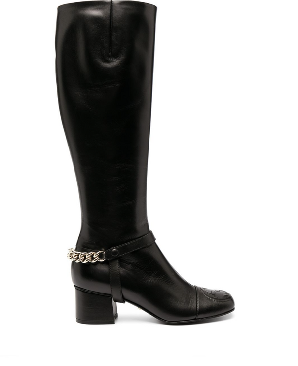 Gucci chain-detail knee-length boots