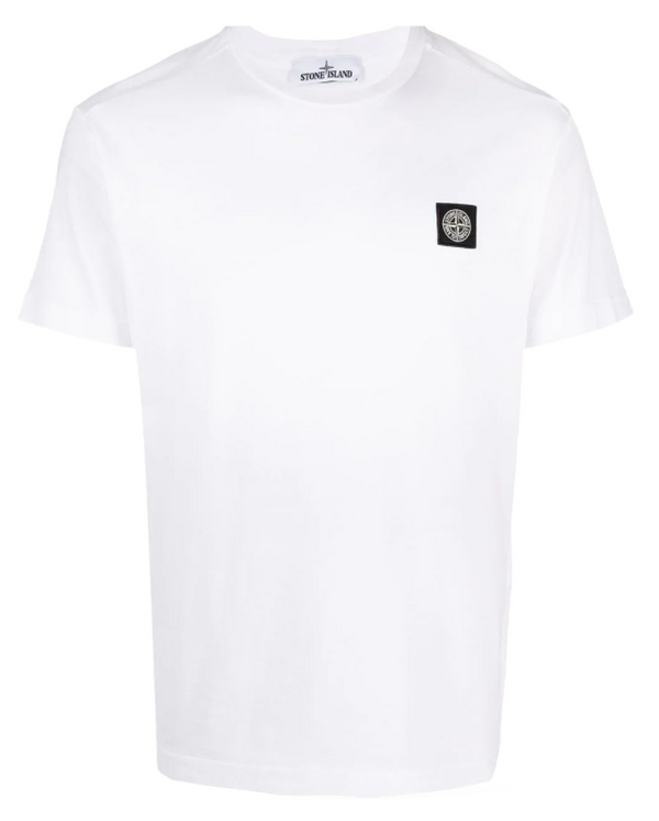 Stone Island logo-patch short-sleeved t-shirt