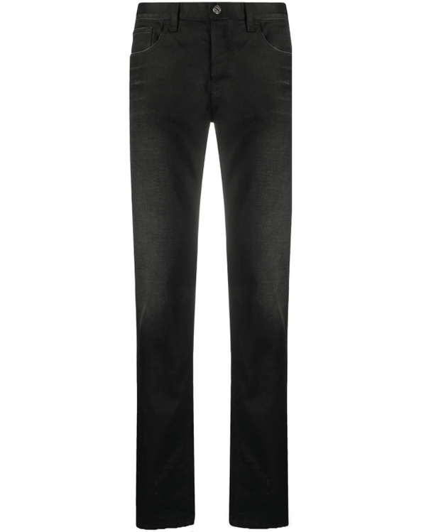 Gucci logo patch straight-leg jeans