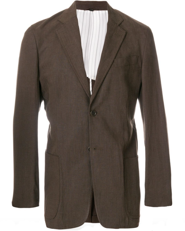 Armani Collezioni single-breasted fitted blazer