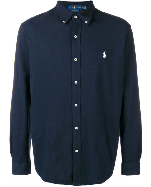 Polo Ralph Lauren logo patch longsleeved shirt