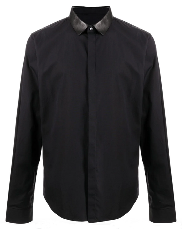 Gucci Leather collar Duke shirt