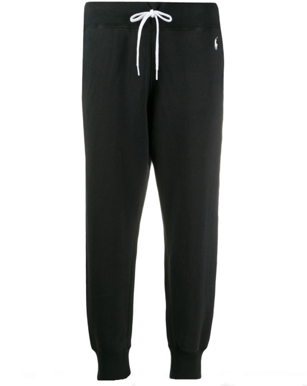 Polo Ralph Lauren black drawstring track trousers