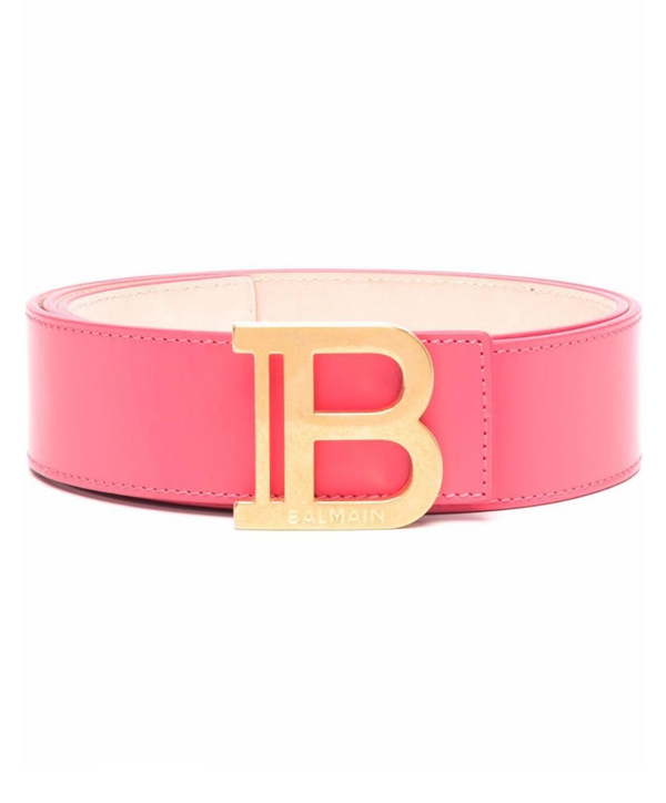 Balmain B-logo-plaque belt