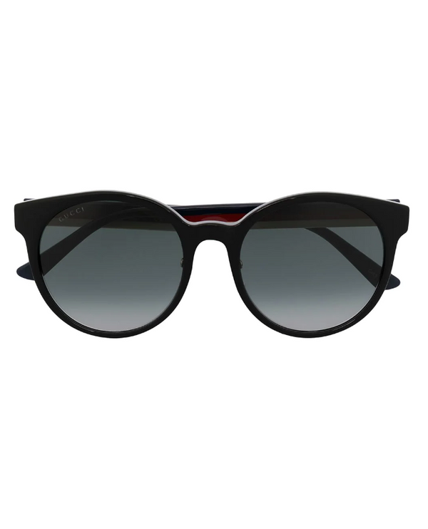 Gucci Eyewear Web Stripe round-frame sunglasses