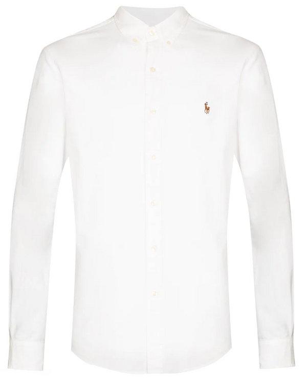 Polo Ralph Lauren logo-embroidered long-sleeve shirt