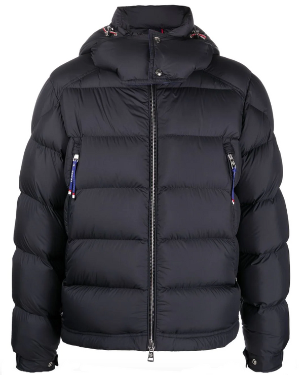 Moncler Poirier feather down hooded jacket