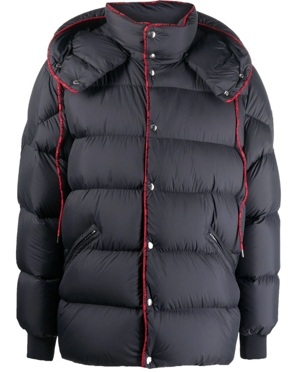 Moncler Amarante hooded feather down jacket