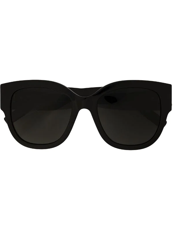 Saint Laurent Eyewear square-frame monogram-logo sunglasses