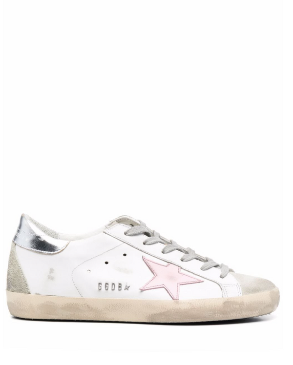 Golden Goose star-patch leather low-top sneakers