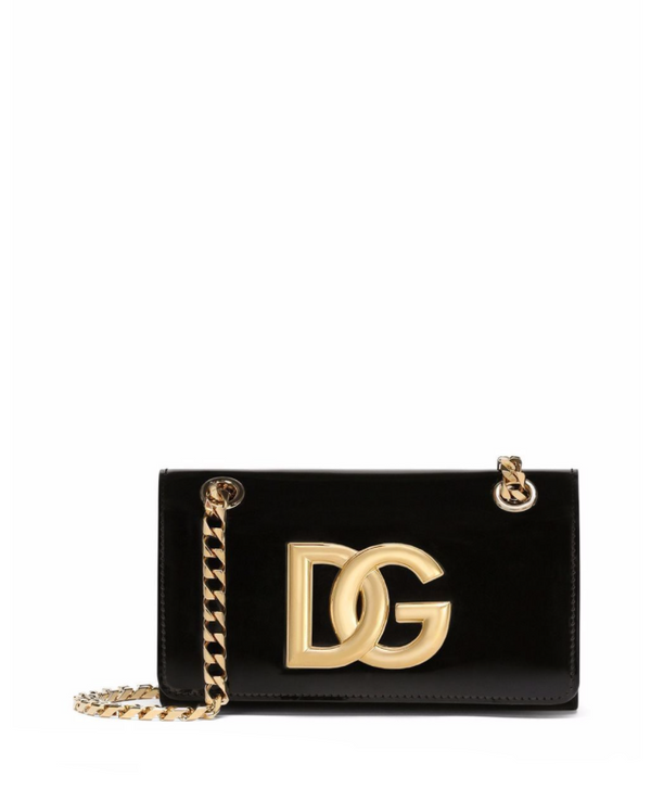 Dolce & Gabbana polished calfskin 3.5 phone bag