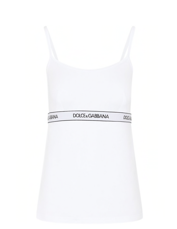 Dolce & Gabbana logo tape camisole top