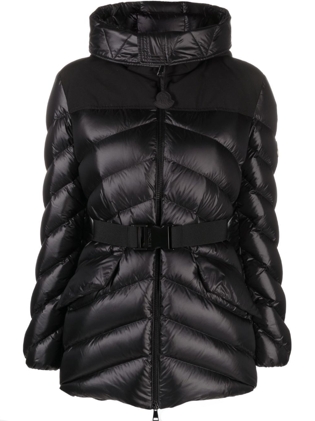 Moncler Bailletta logo-patch hooded puffer – Profile Fashion