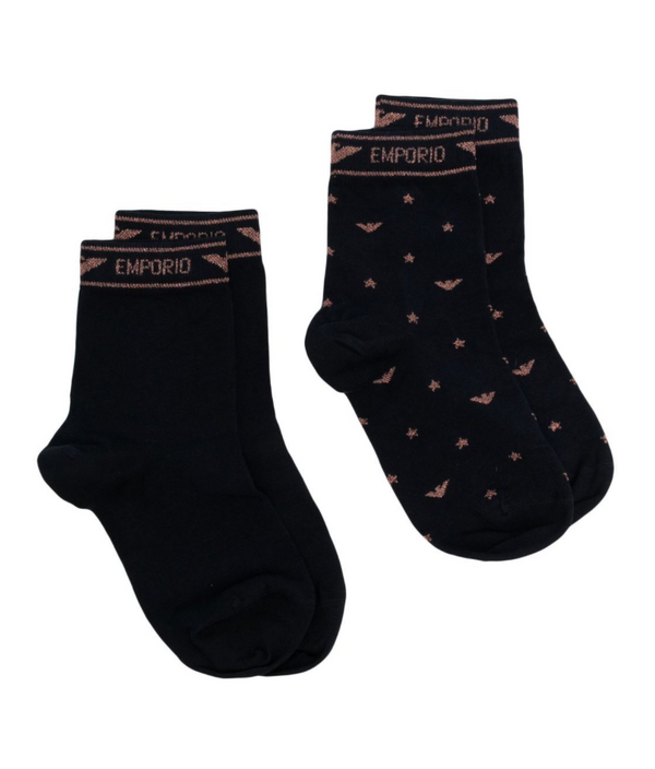 Emporio Armani logo-print ankle socks