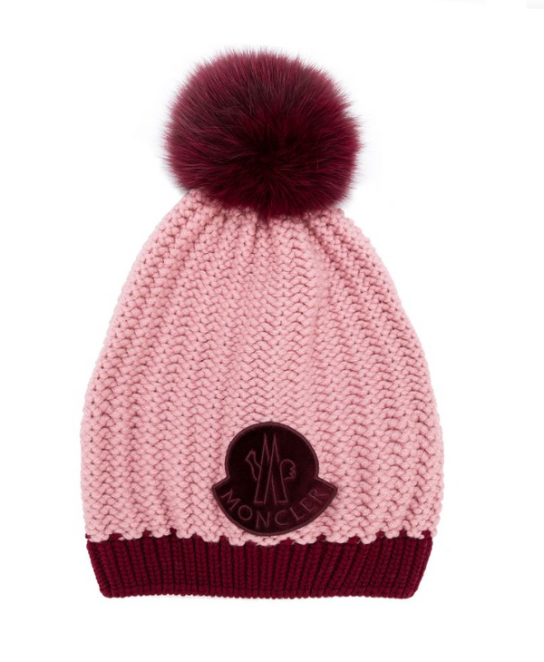 Moncler knitted wool beanie