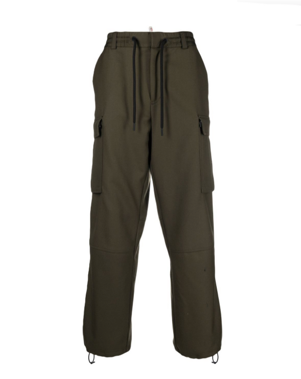 Moncler Grenoble drawstring-fastening cargo trousers