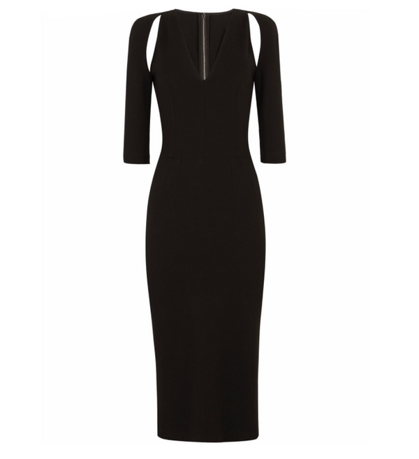 Dolce & Gabbana jersey calf-length dress with cut-outs