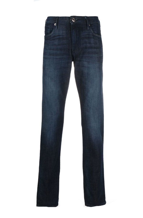 Emporio Armani J06 mid-rise straight-leg jeans