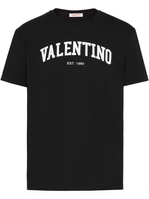 Valentino cotton crewneck T-shirt with Valentino print