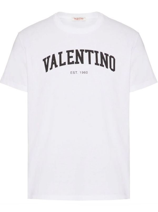 Valentino cotton crewneck T-shirt with Valentino print