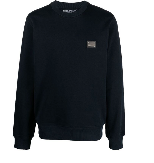 Dolce & Gabbana jersey sweatshirt with branded tag