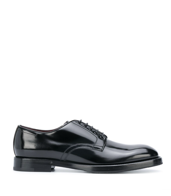 Dolce & Gabbana brushed leather derby shoes