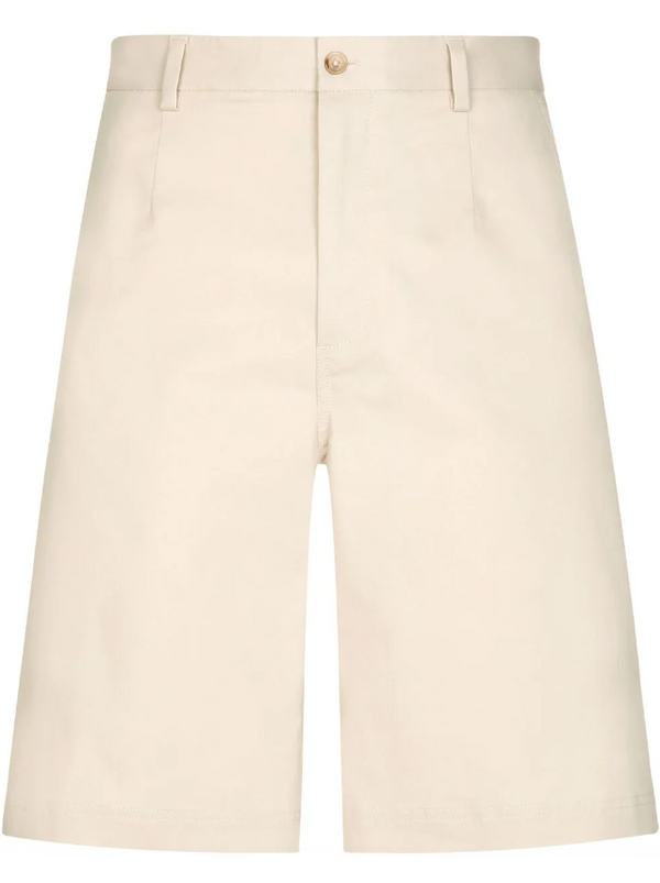 Dolce & Gabbana stretch cotton shorts with branded tag