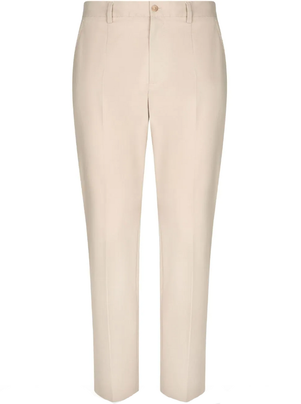 Dolce & Gabbana stretch cotton pants with branded tag