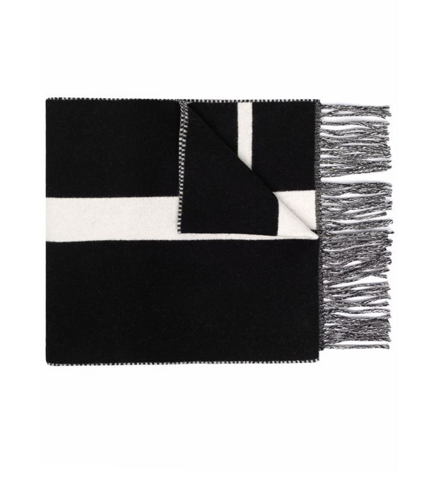Valentino Vlogo fringed scarf