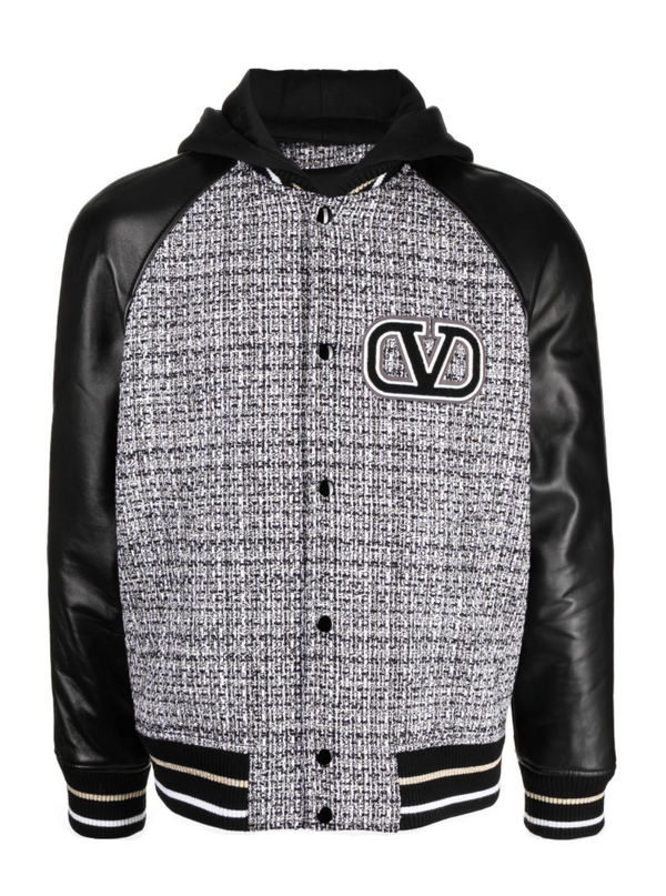 Valentino bomber jacket with hood and VLogo signature